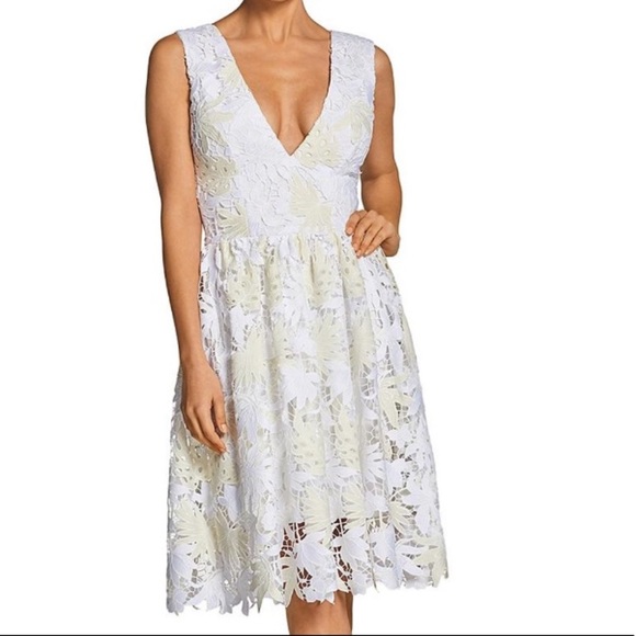 Dress The Population Rita Floral Lace Dress NWT - Picture 11 of 12